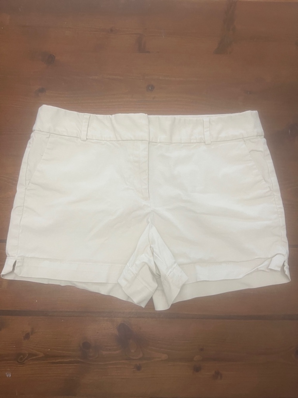 LOFT Womens Beige Chino Shorts